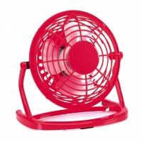 Ventilator de masa, cu USB, diametru 14 cm, rosu, Vivo T1527-RED